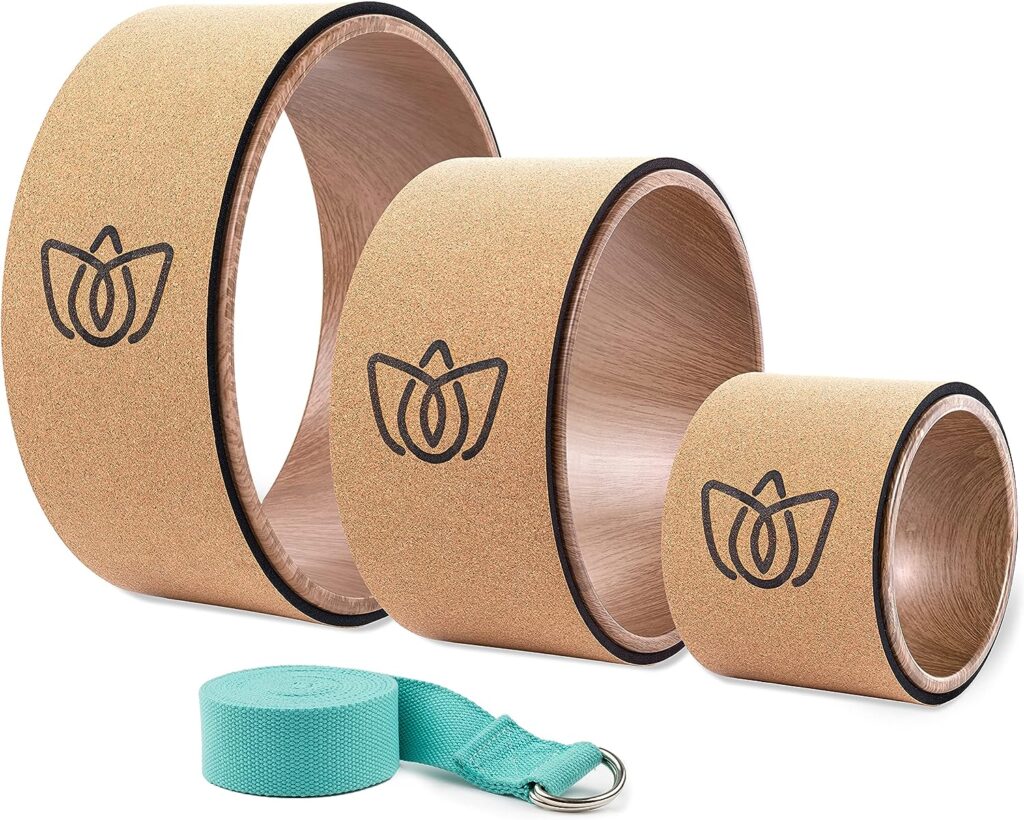 Florensi Back Roller - Back Stretcher, Back Cracker, Yoga Wheel, Deep Tissue Massager - for Back Pain Relief, Back Cracking, Yoga Stretching, Trigger Point Therapy - Foam Padded Rollers